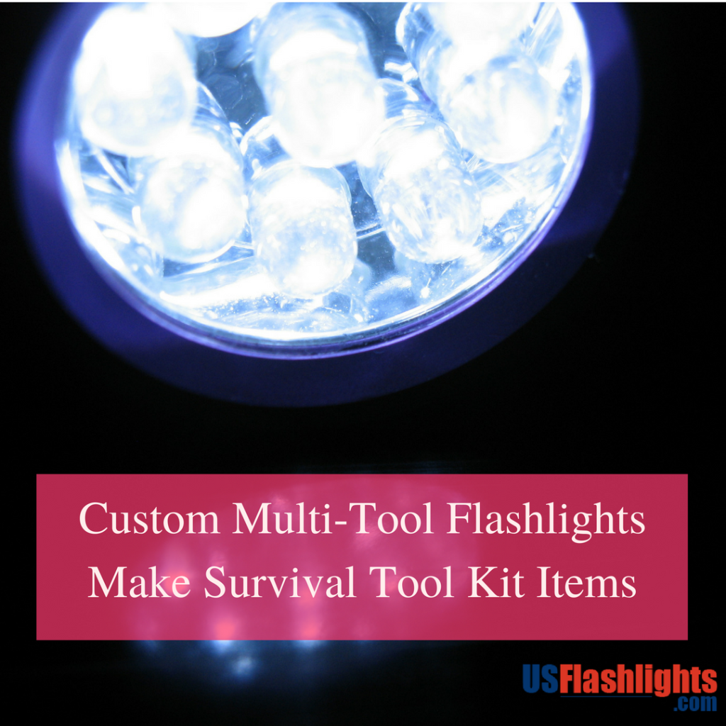 Custom Multi Tool Flashlights Make Survival Tool Kit Items